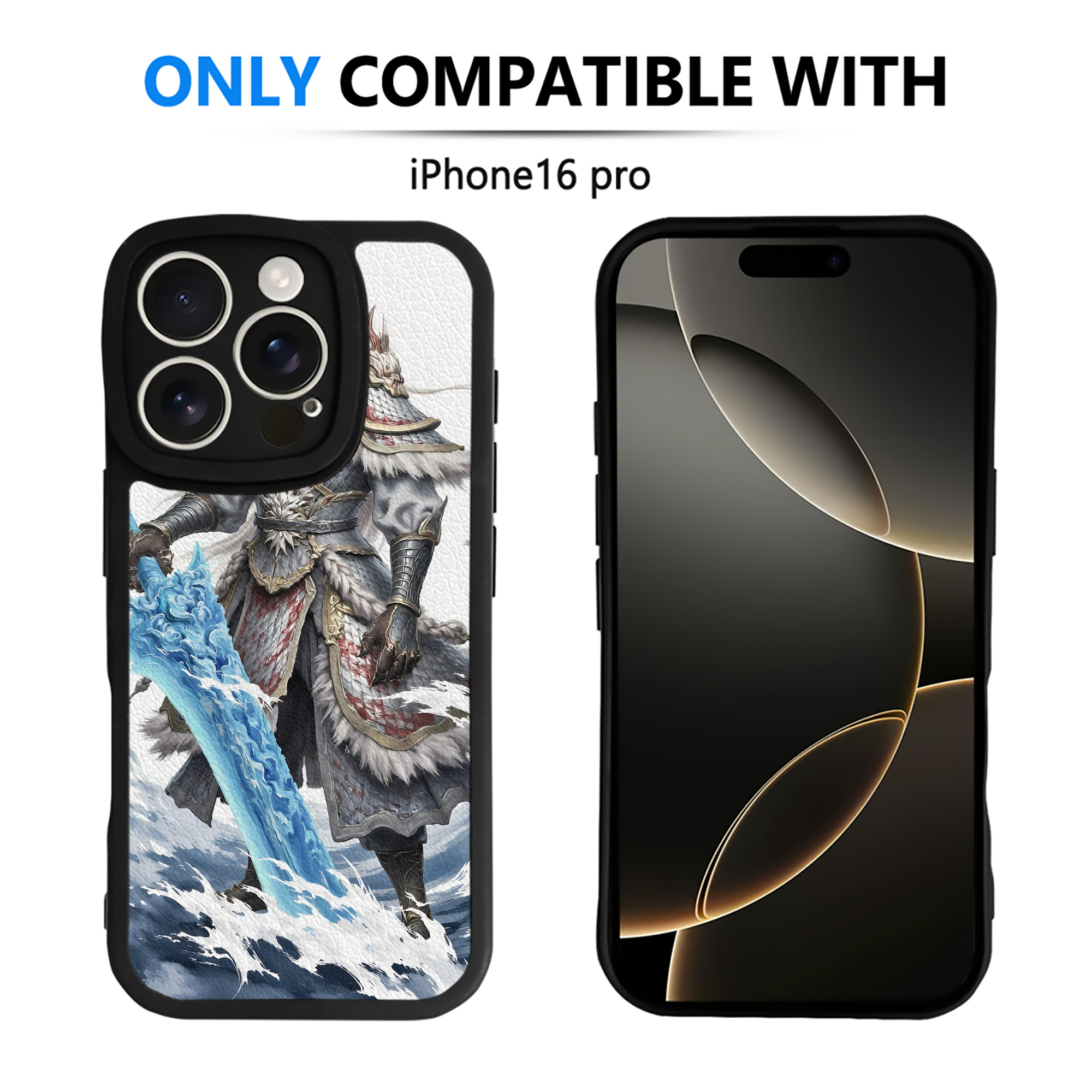 （画像用） Ne Zha 2 ナタ 魔童の大暴れ 【iPhone 16シリーズ対応】シリコンスマホケース（レザー調） 材質：シリコン